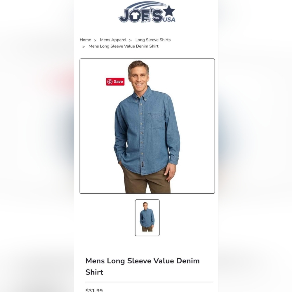 Joe's brand denim long sleeve shirts- NIB 2xl
